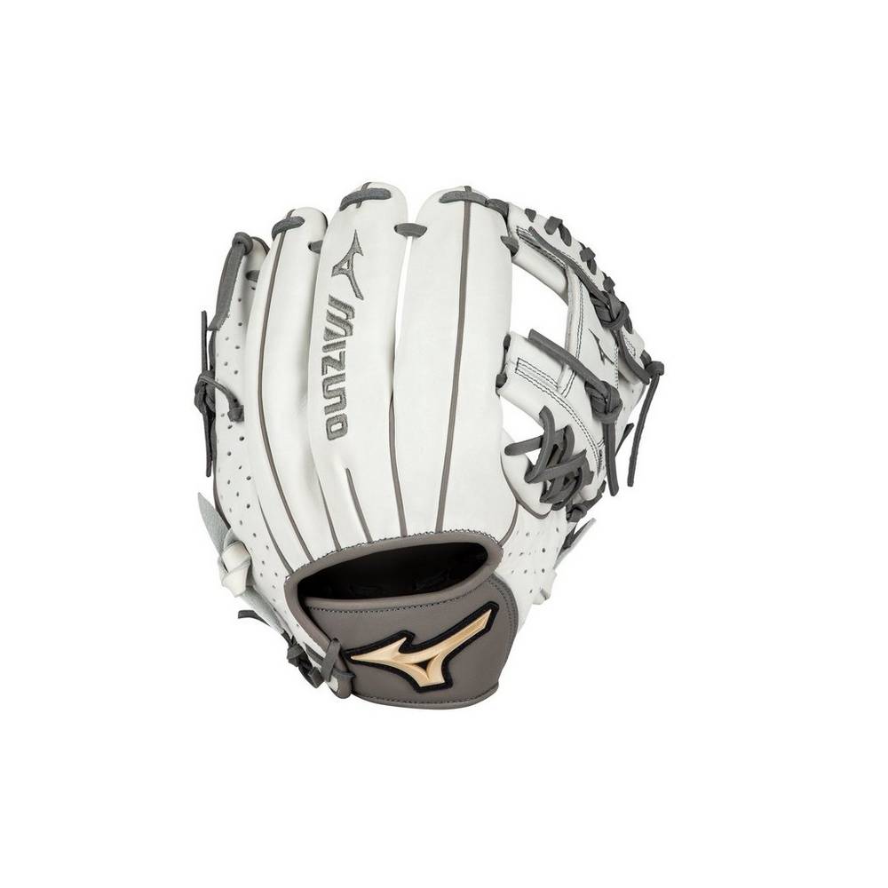 Mizuno Prime Elite Infield/Pitcher Fastpitch 11.75" Női Kesztyű Fehér/Szürke HBY713028